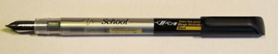 School-G fountain pen, EF, black